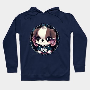 Cute Dog Riot Punk Style Hoodie